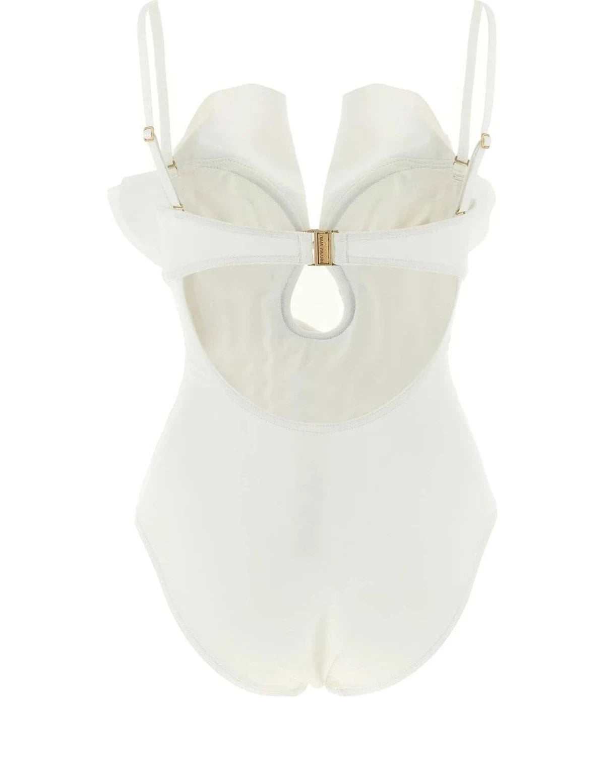 Zimmermann One-Piece Swimsuit in white, Polyamide — view 2