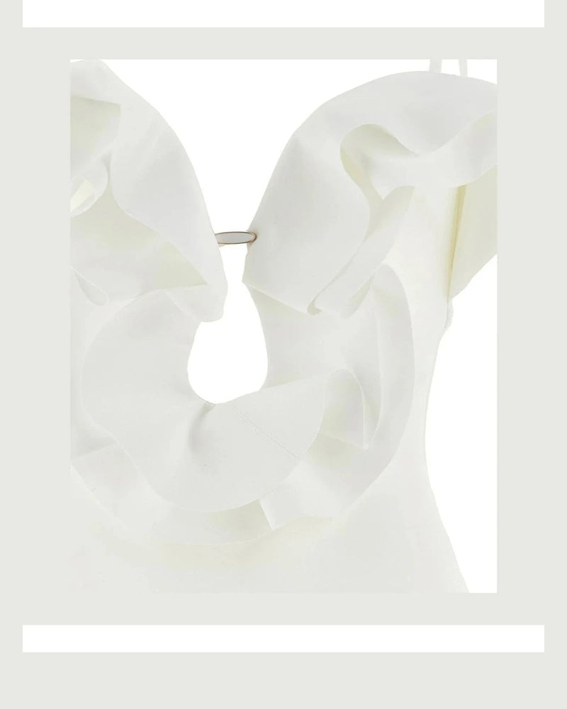 Zimmermann One-Piece Swimsuit in white, Polyamide — view 3