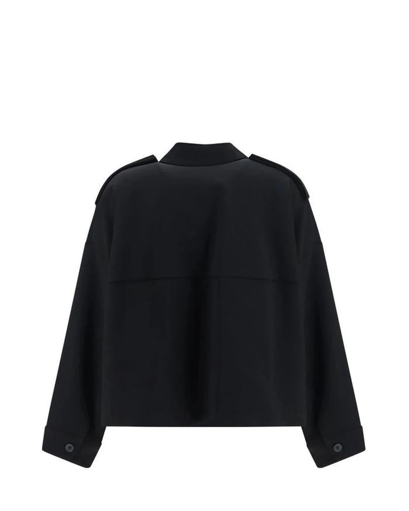 Khaite Dress Shirt in black, Acetate — view 2