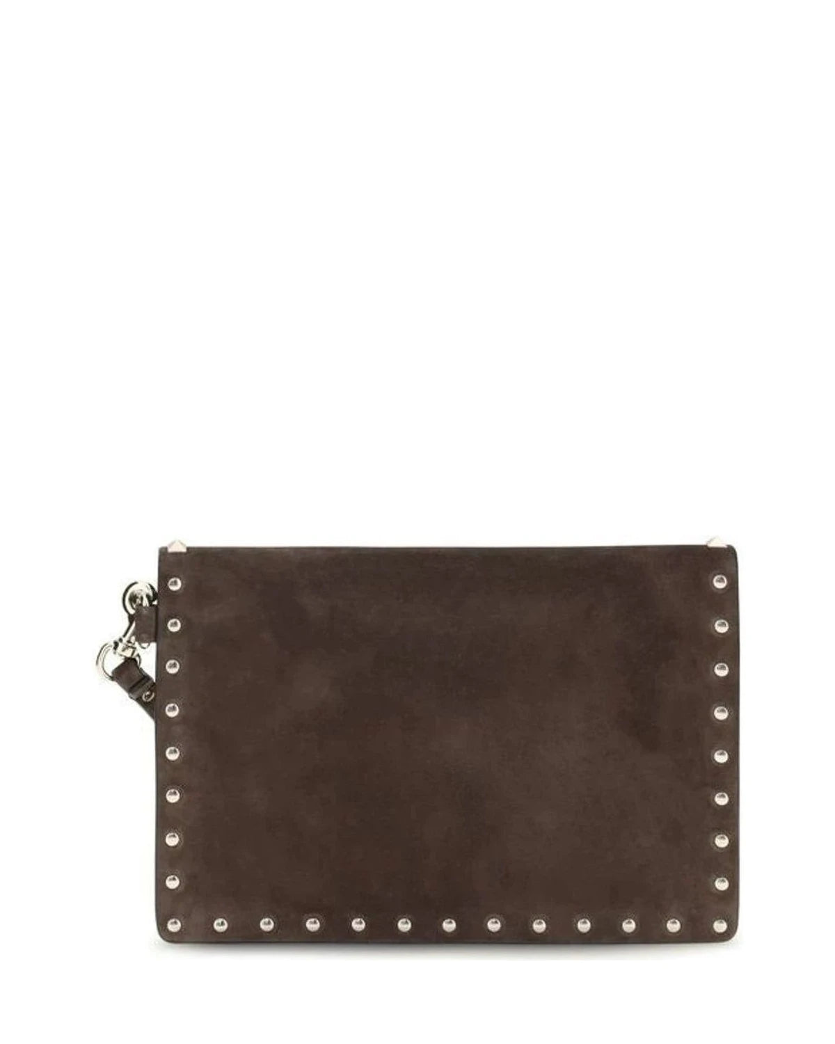 Valentino Garavani Wrist Bag in brown, Suede — view 2