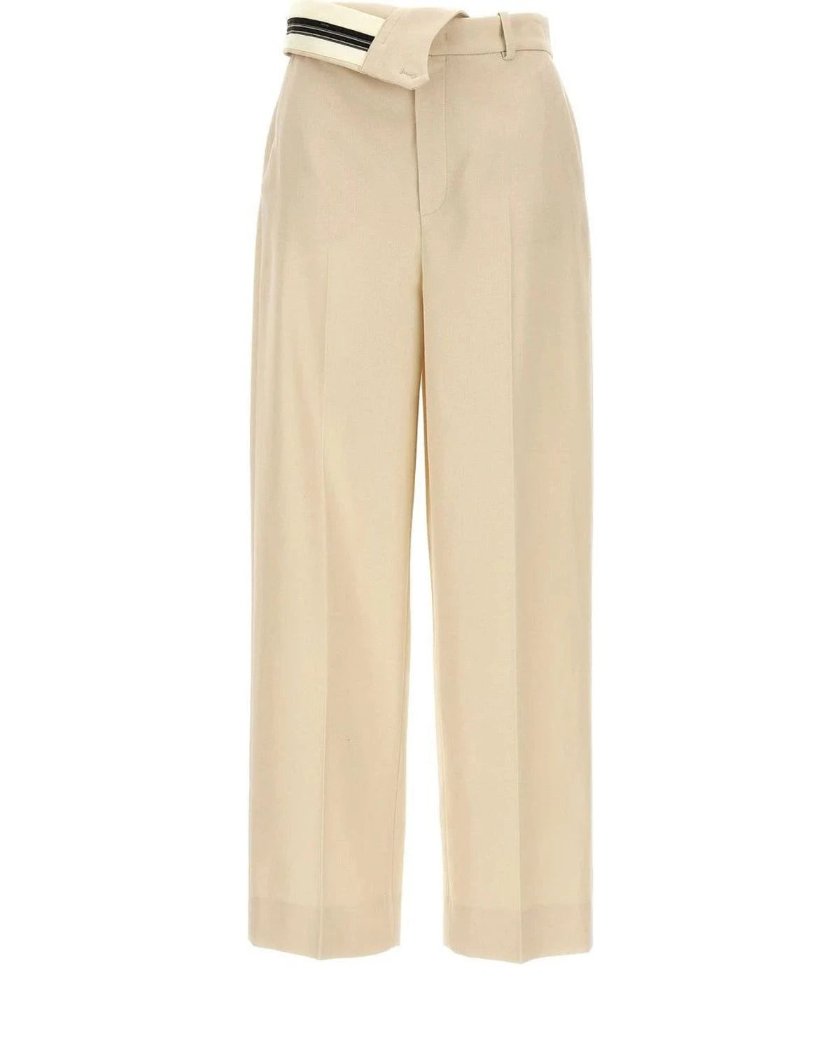 Fendi Trouser in beige, Wool