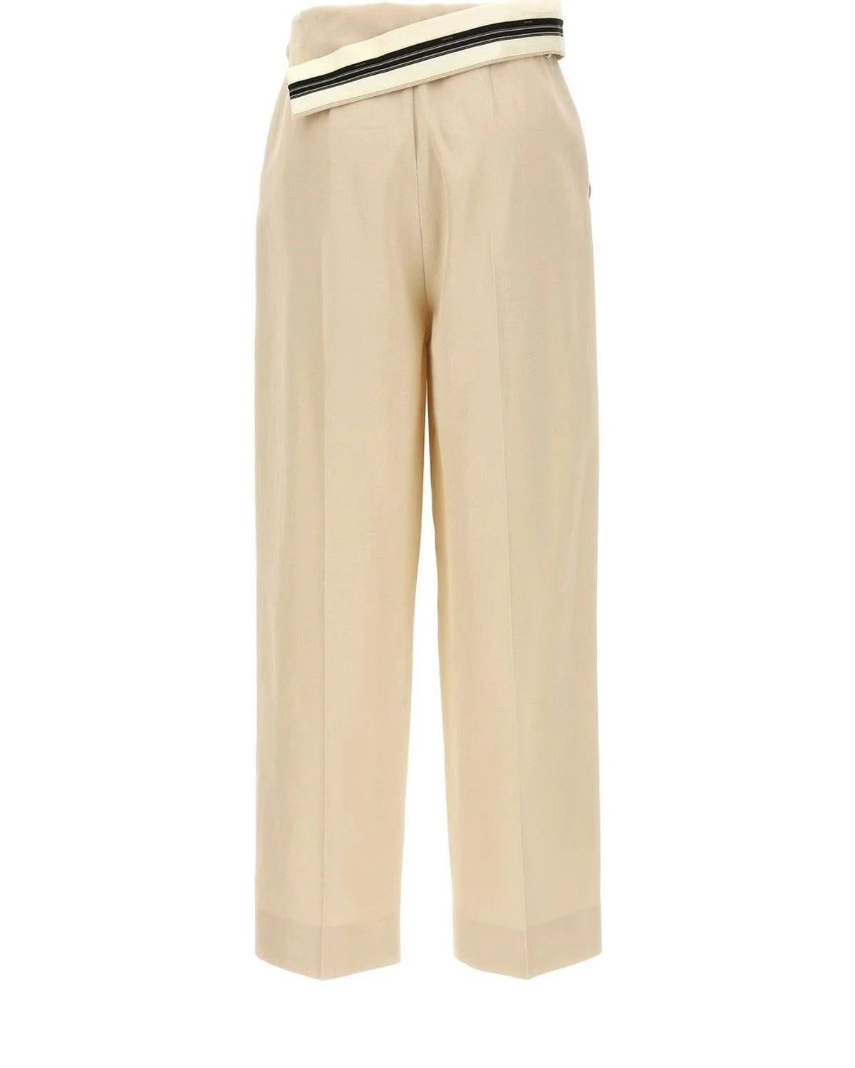 Fendi Trouser in beige, Wool — view 2