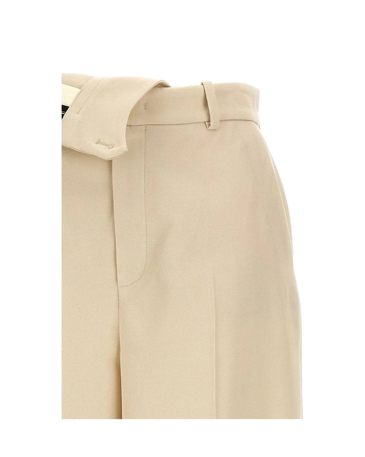 Fendi Trouser in beige, Wool — view 3