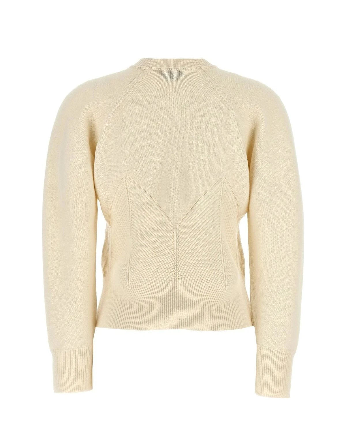 Alexander McQueen Sweater in white, Wool — view 2