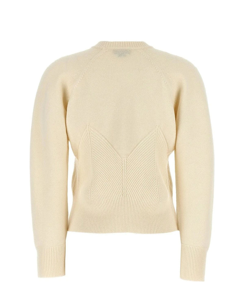 Alexander McQueen Sweater in white, Wool — view 2