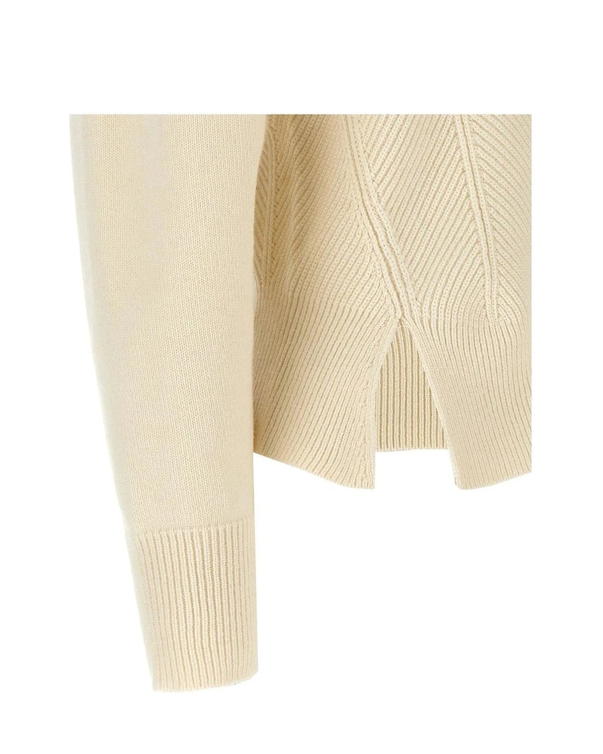 Alexander McQueen Sweater in white, Wool — view 4