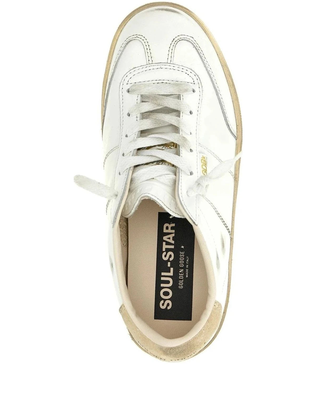 Golden Goose Cowhide White Sneakers 