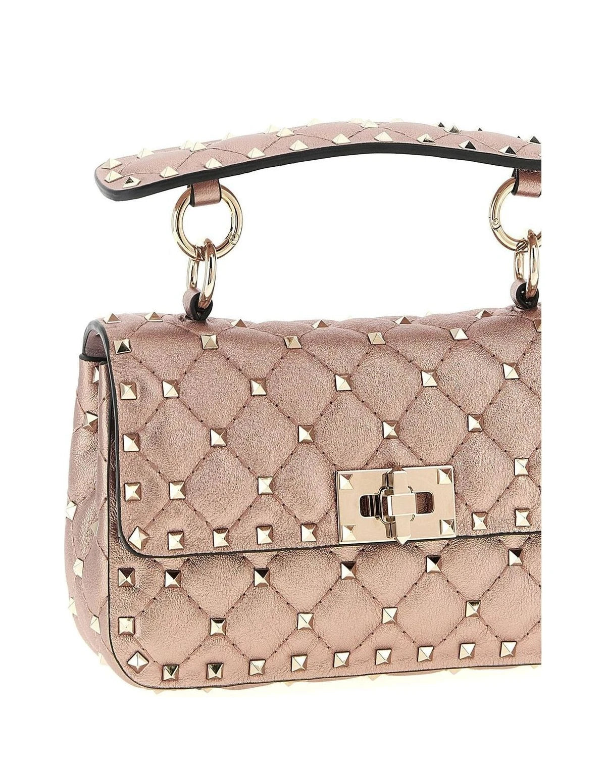 Valentino Garavani Shoulder Bag in pink, Lamb Leather — view 3