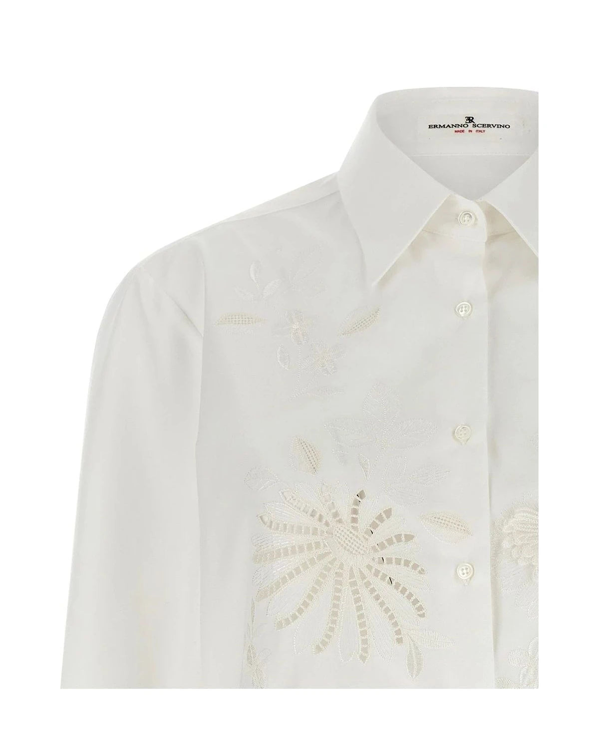 Ermanno Scervino Dress Shirt in white, Cotton — view 3