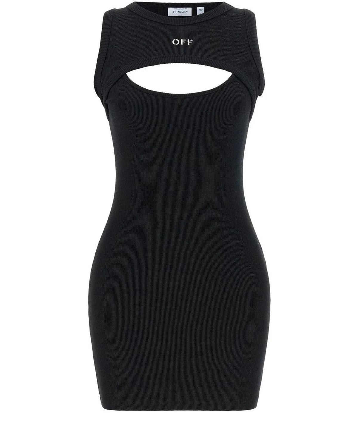 Off-White Dresse in black, Cotton