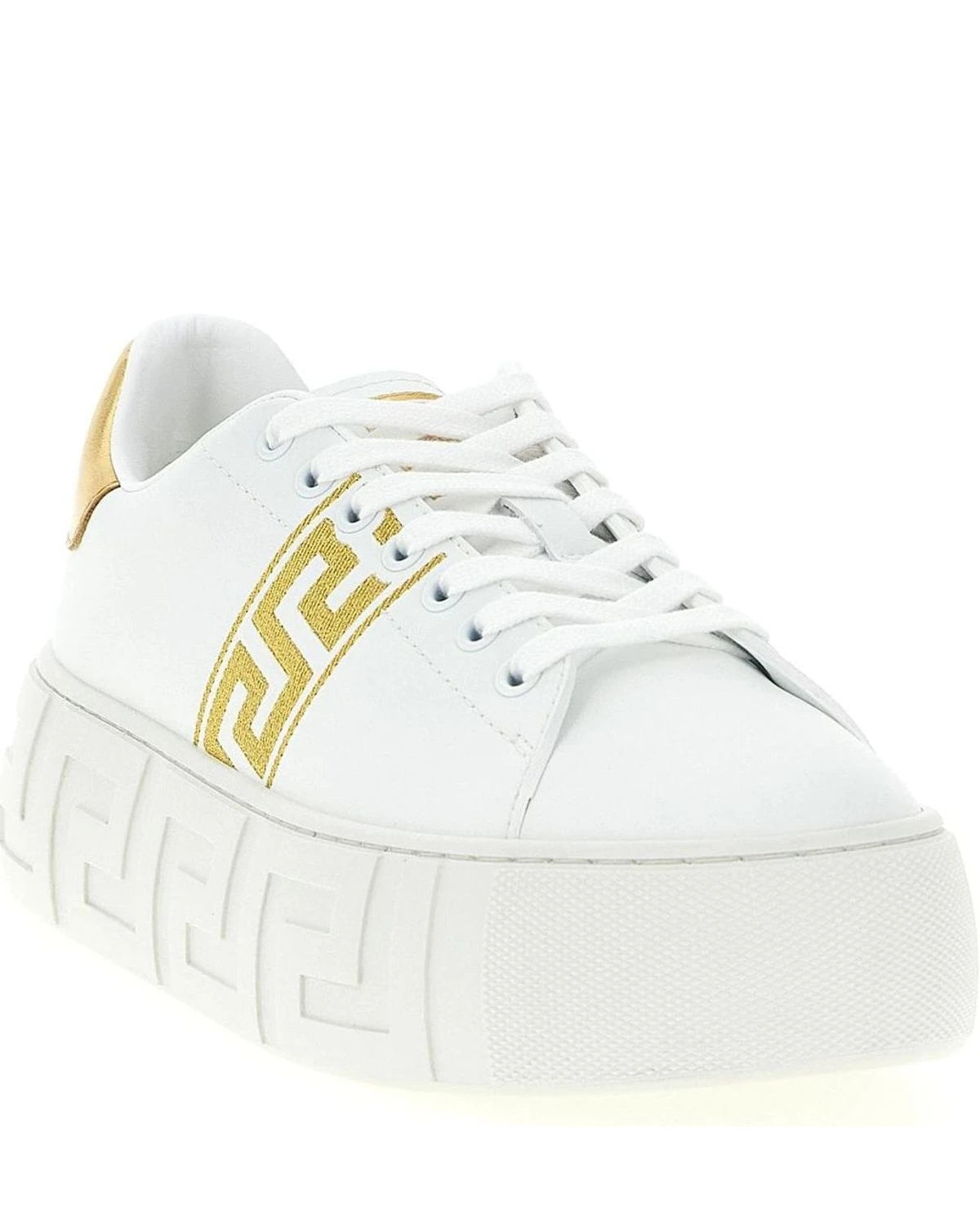 Versace Gold Platform Sneakers 