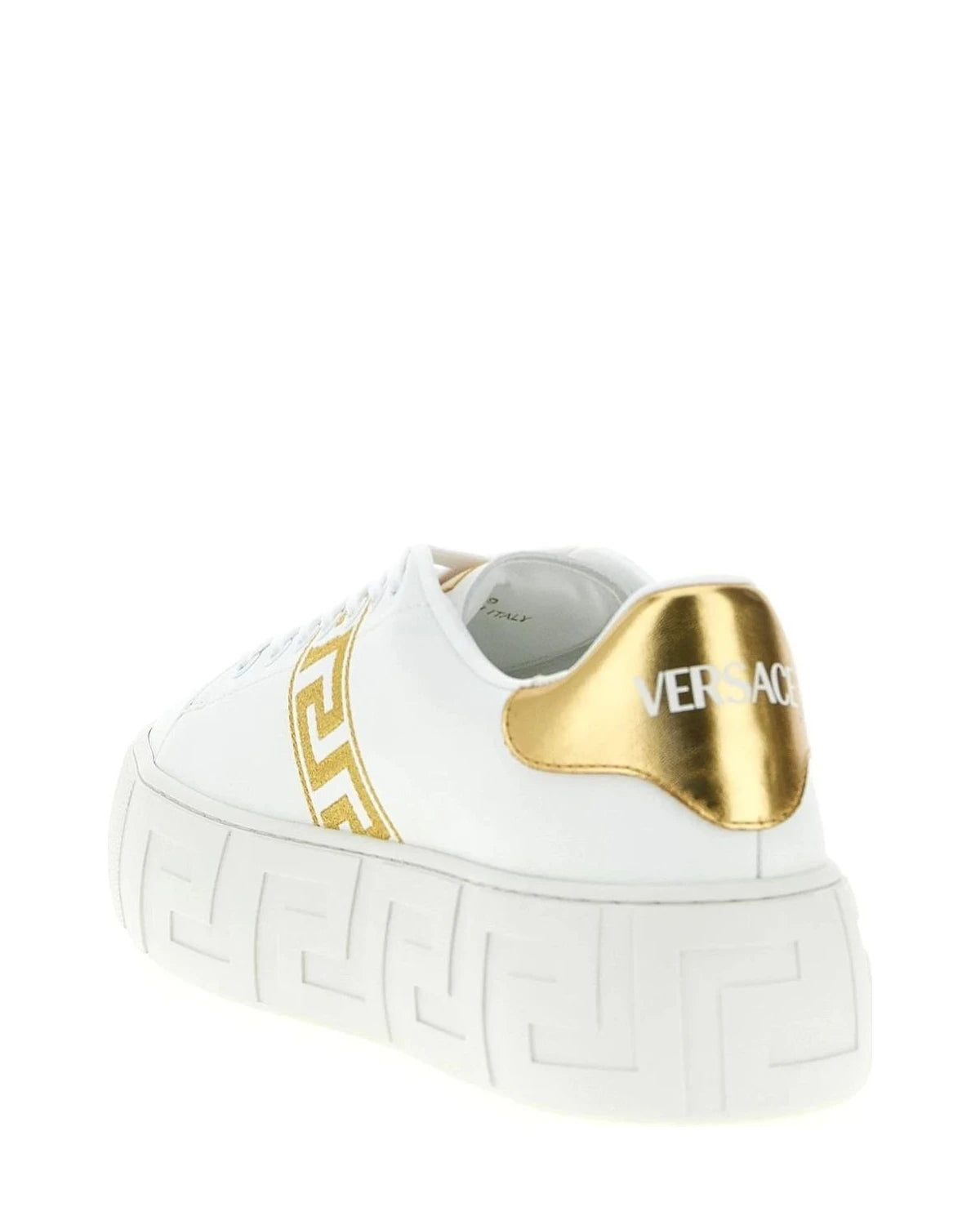 Versace Gold Platform Sneakers 