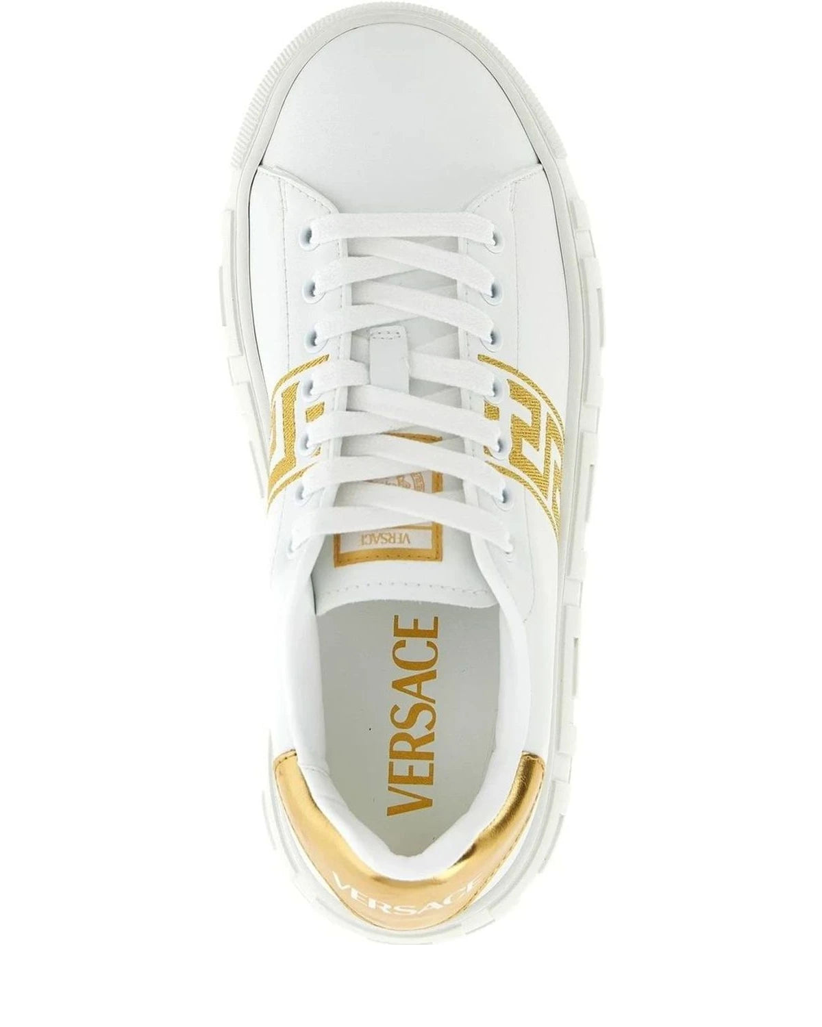 Versace Gold Platform Sneakers 