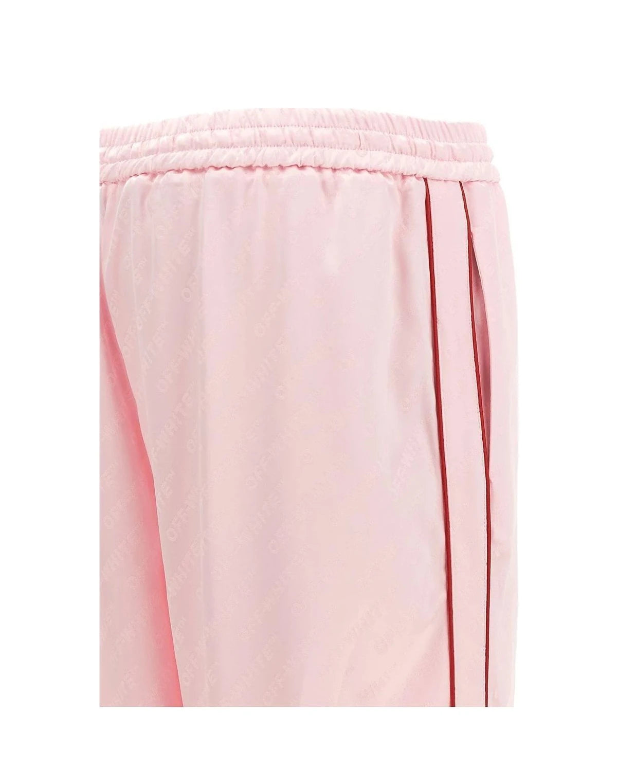Off-White Palazzo Pant in pink, Viscose — view 4