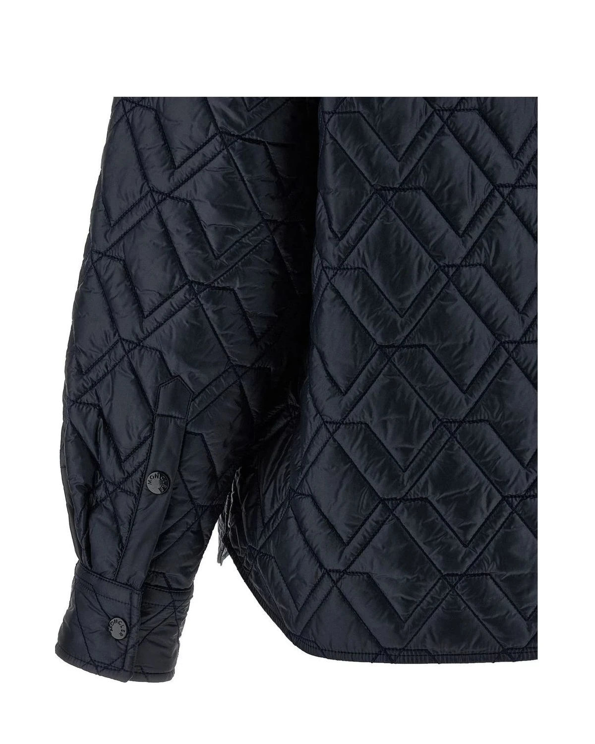 Moncler Puffer Jacket in blue, Polyamide — view 4
