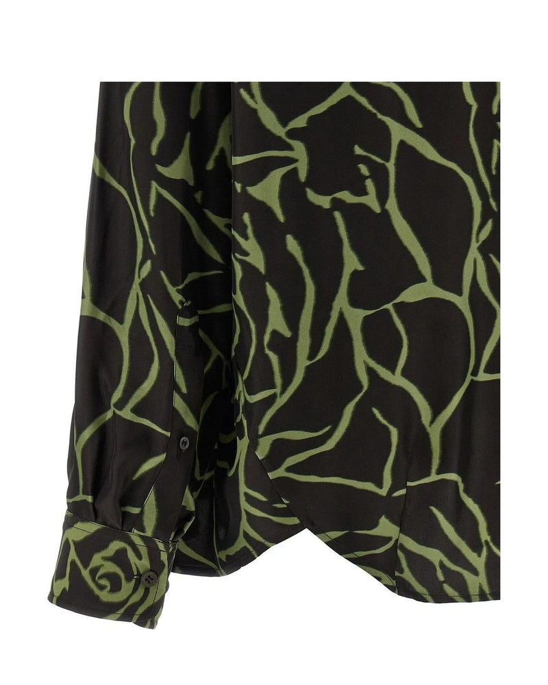 Dries Van Noten Dress Shirt in black, Viscose — view 4