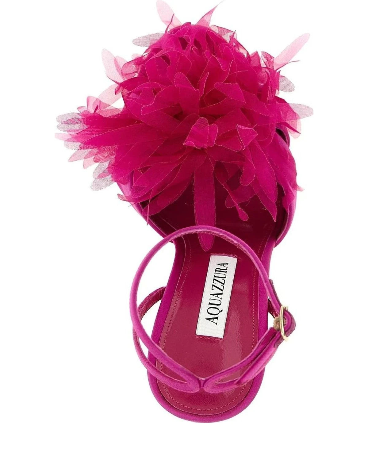 Aquazzura Textile Pink Stiletto Sandals 