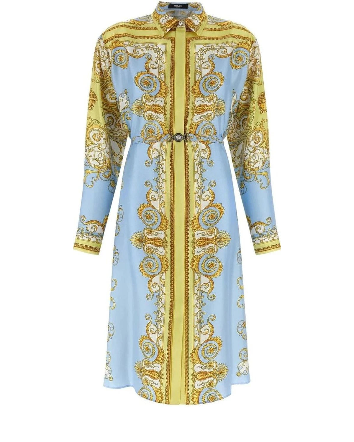 Versace Dresse in blue, Silk