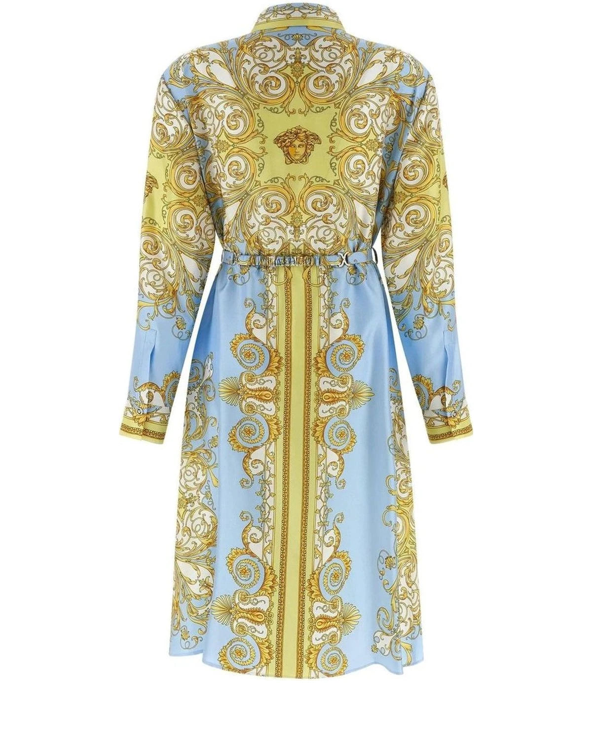 Versace Dresse in blue, Silk — view 2