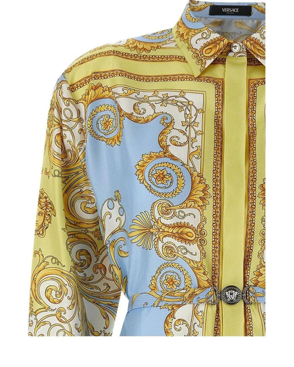 Versace Dresse in blue, Silk — view 3