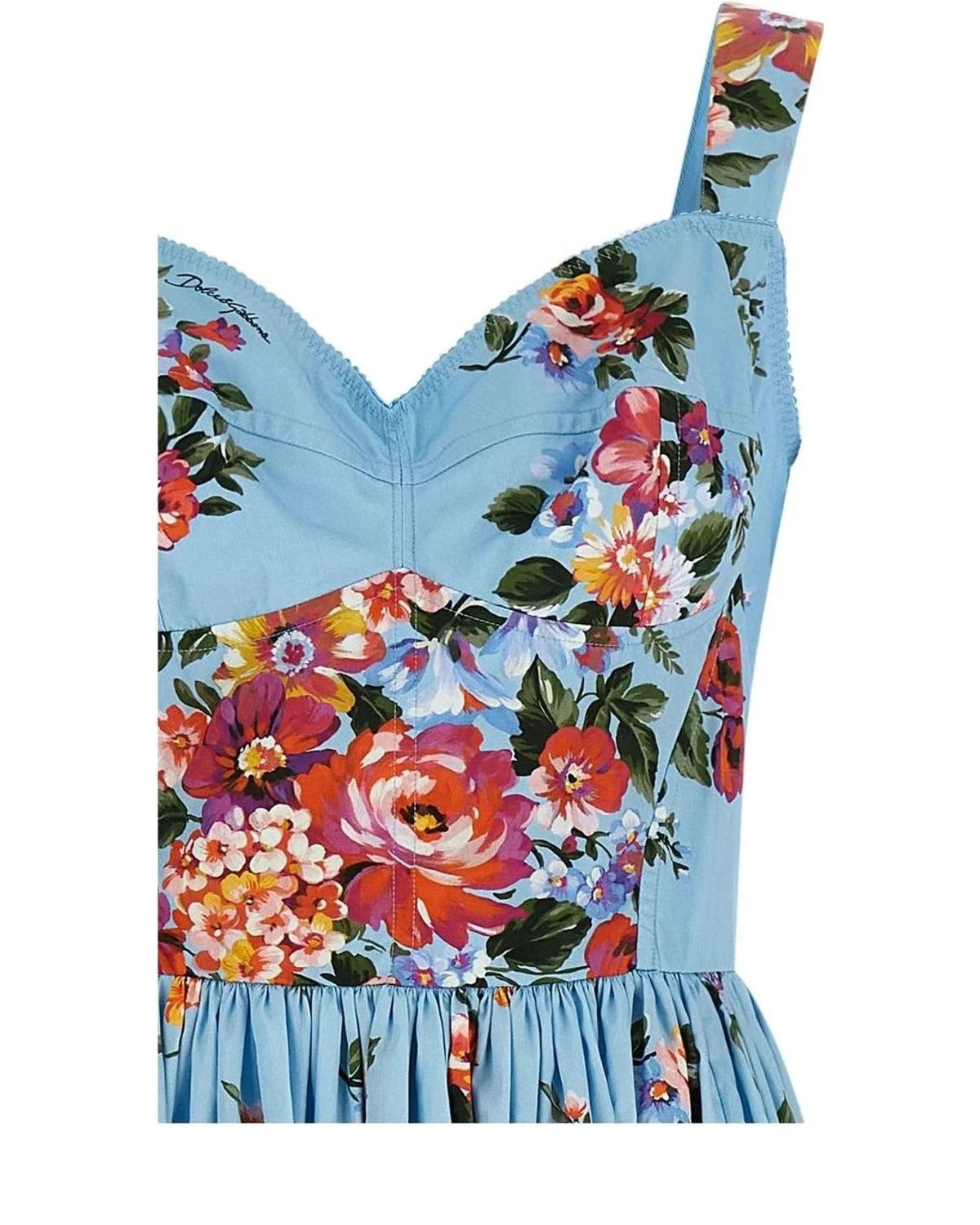 Dolce & Gabbana Dresse in blue, Cotton — view 3
