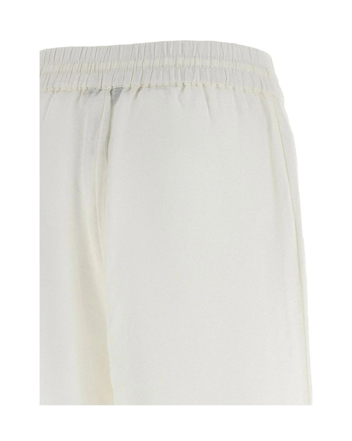 Polo Ralph Lauren Palazzo Pant in white, Linen — view 4