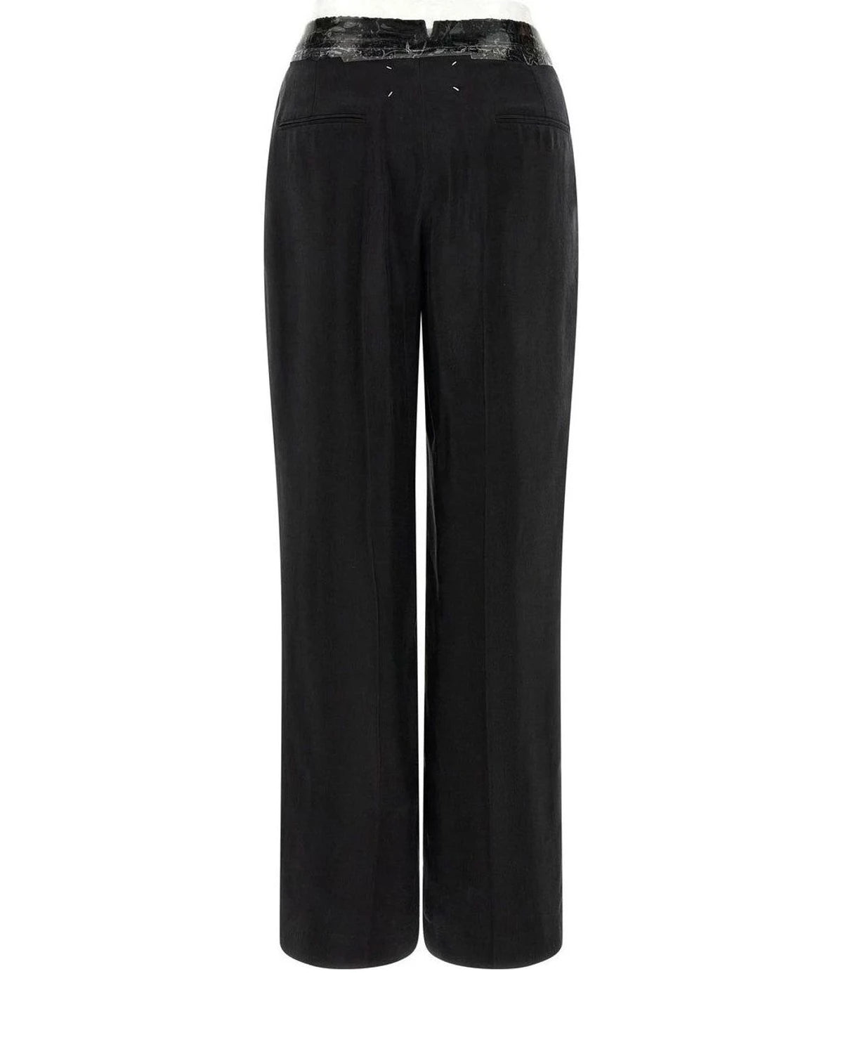 Maison Margiela Trouser in black, Cupro — view 2