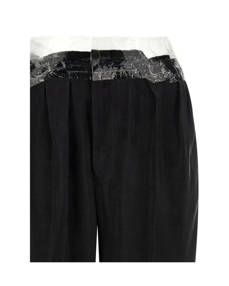 Maison Margiela Trouser in black, Cupro — view 3