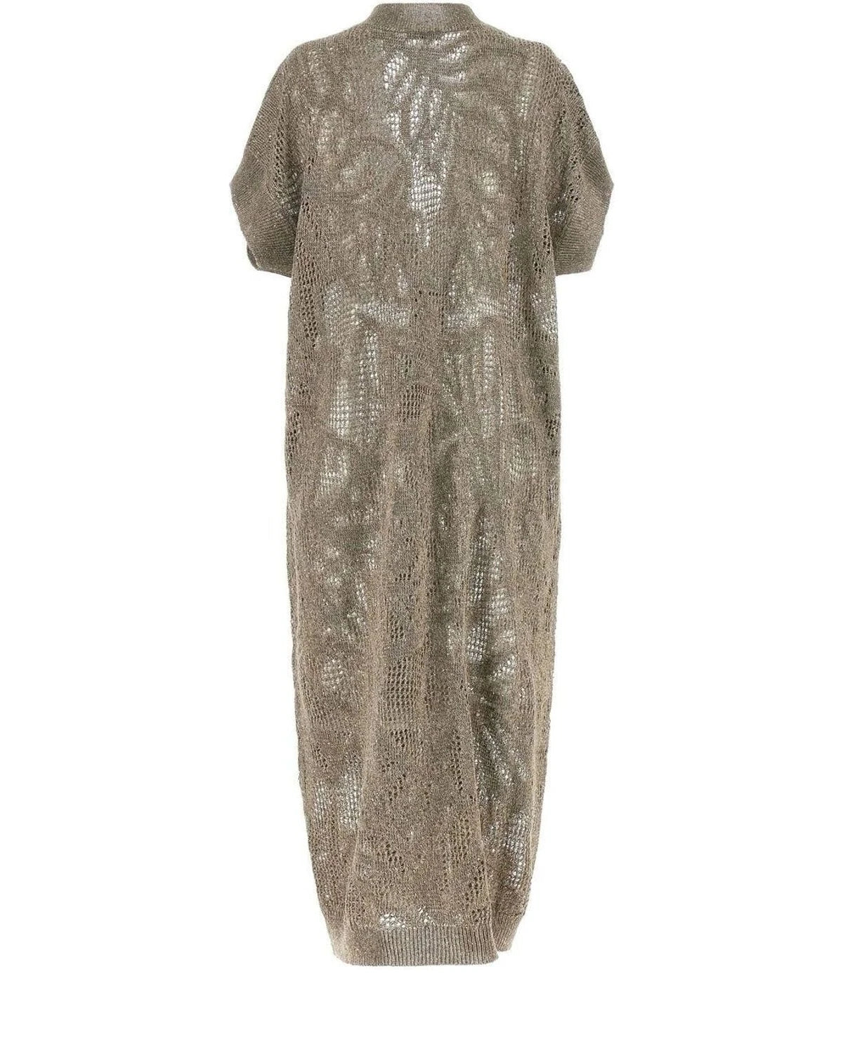 Brunello Cucinelli Cardigan in brown, Linen — view 2