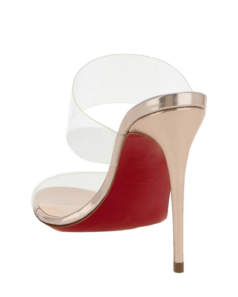 Christian Louboutin Sandals in pink, Calf Leather — view 3