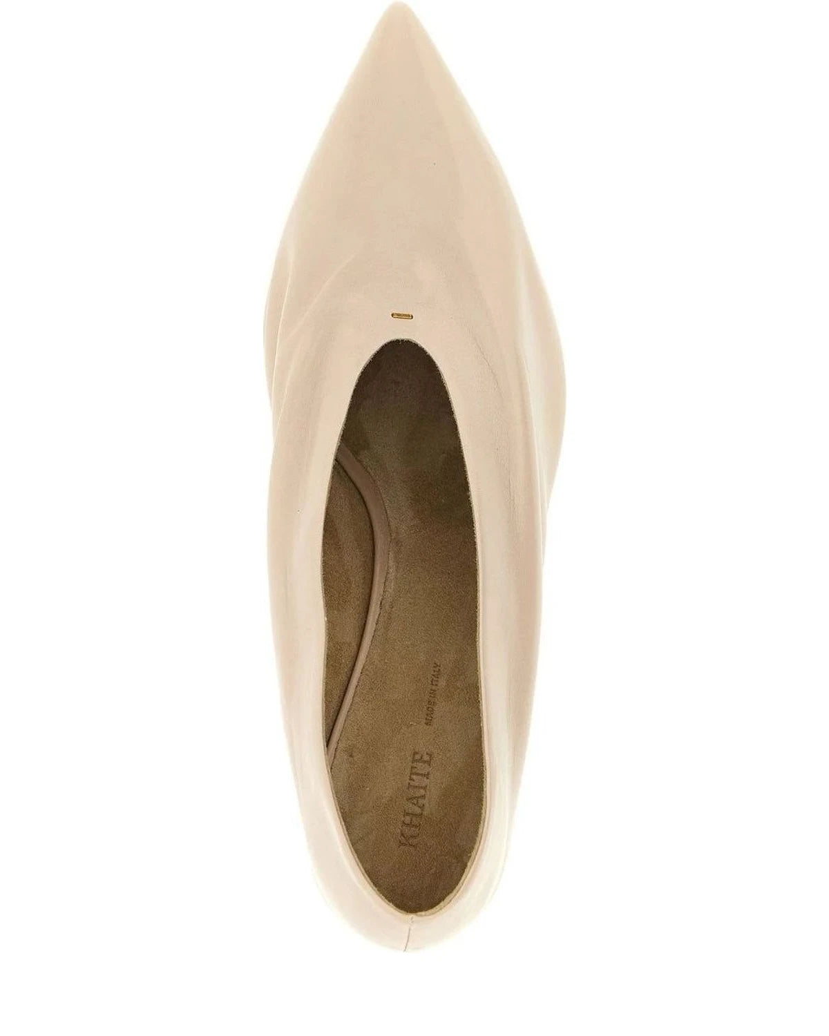 Khaite Pumps in beige, Calfskin Leather — view 3