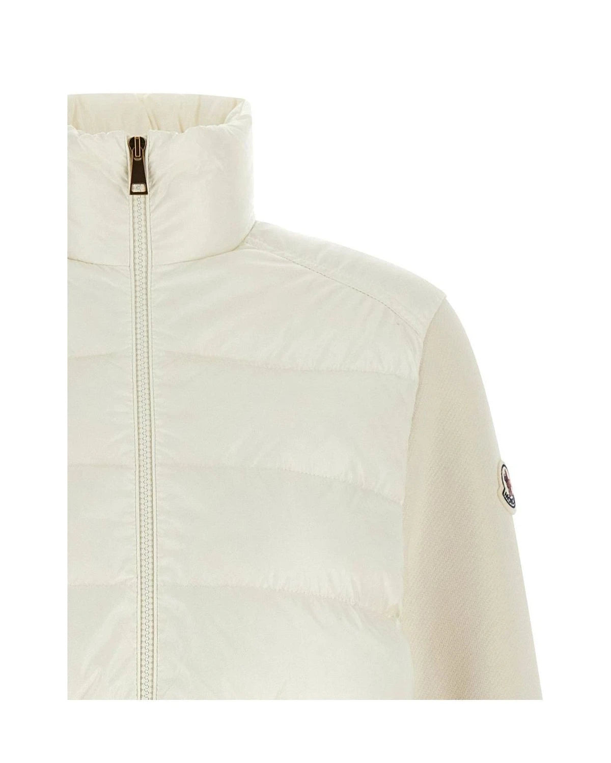 Moncler Cardigan in white, Polyamide — view 3