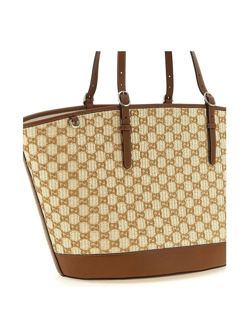 Gucci Tote Bag in brown, Cotton — view 3
