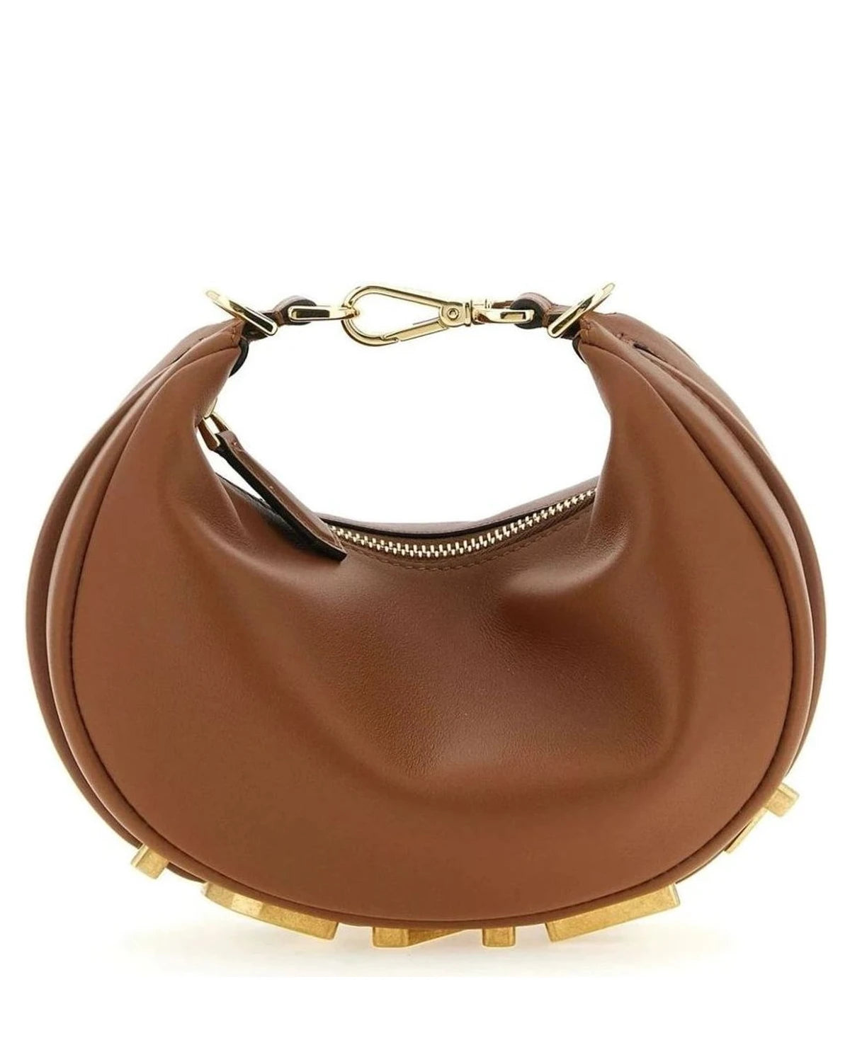 Fendi Hobo Bag in brown, Calfskin Leather