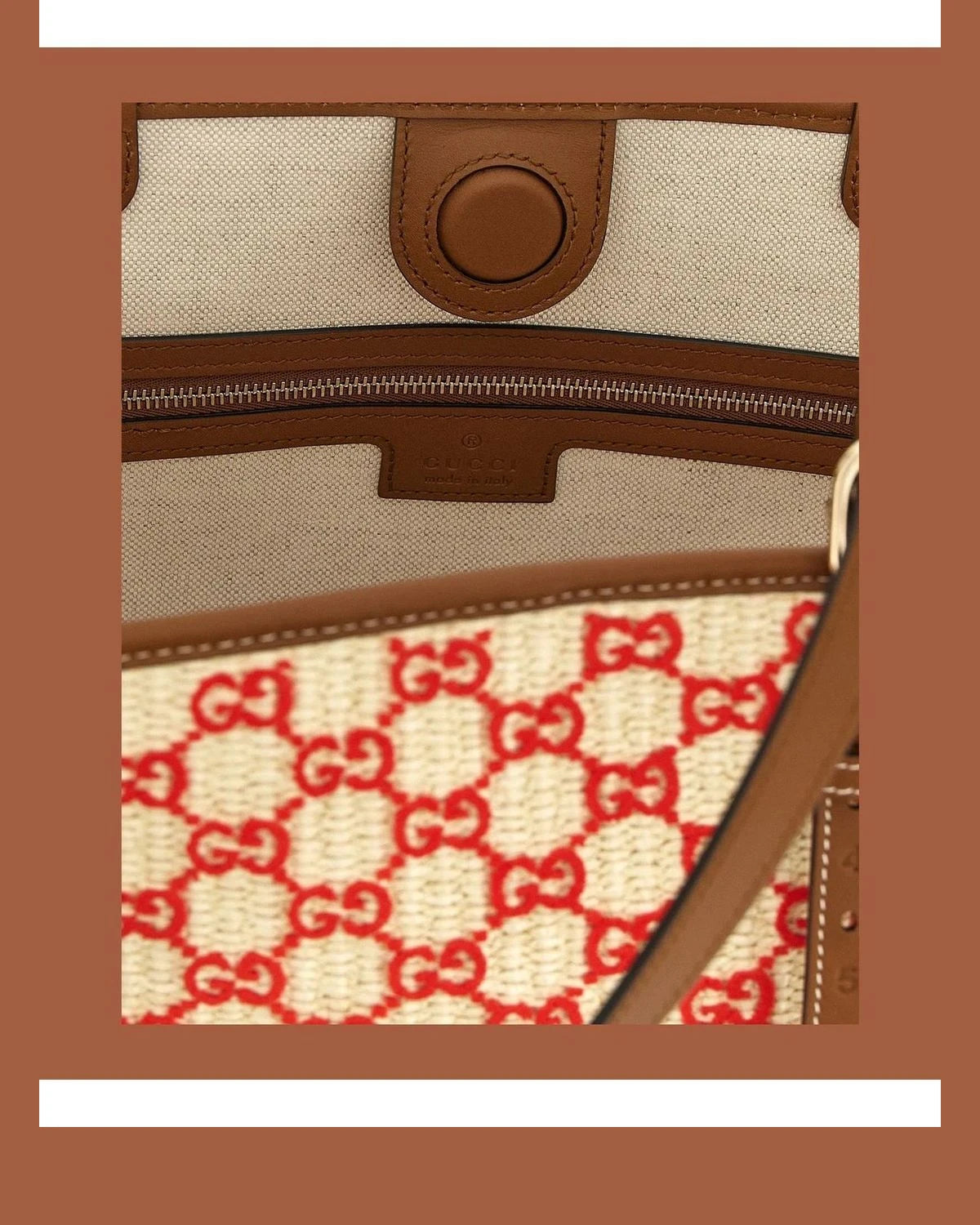 Gucci Tote Bag in multicolor, Cotton — view 4