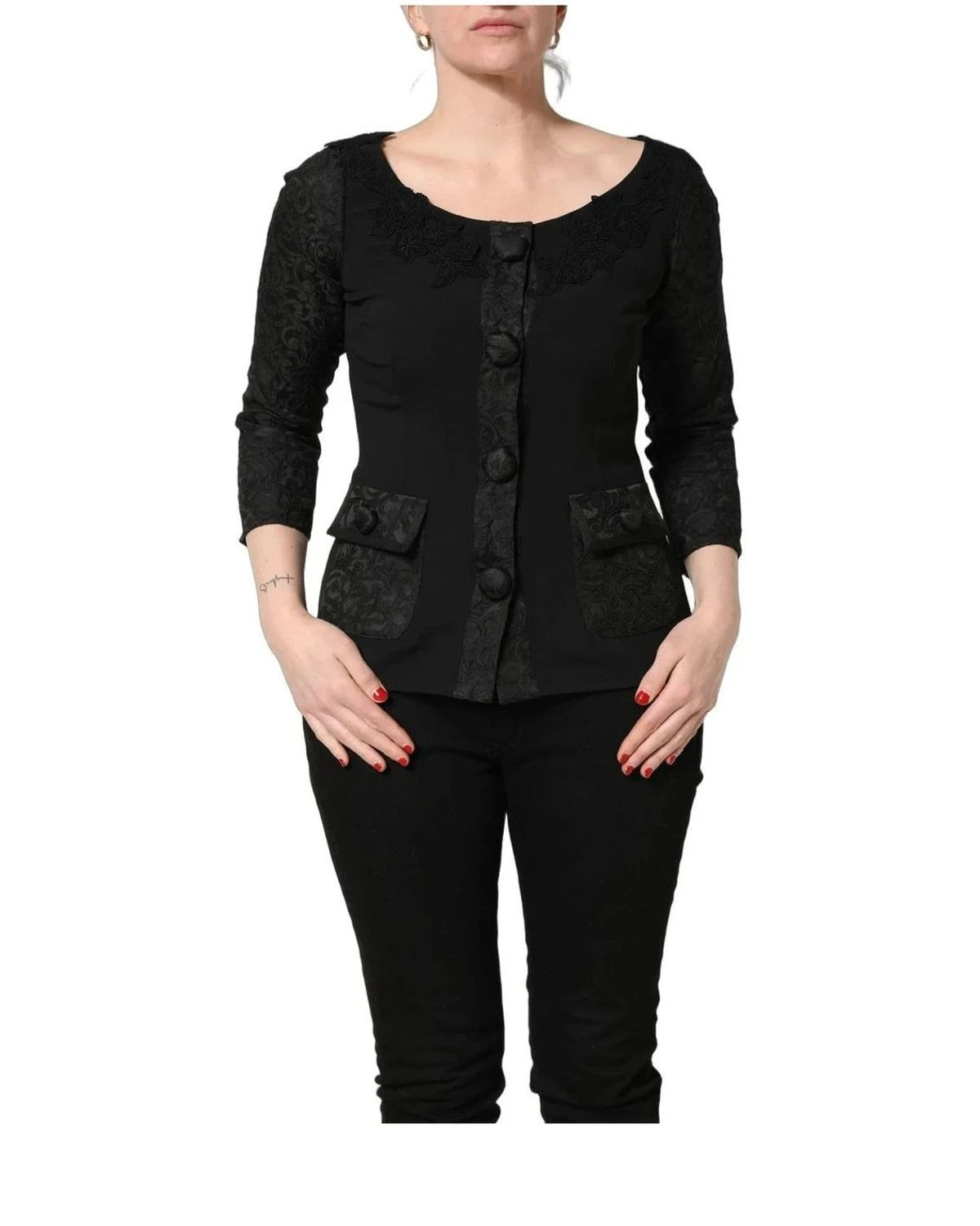 Dolce & Gabbana Blazer in black, Acetate — view 4