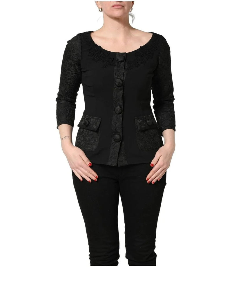 Dolce & Gabbana Blazer in black, Acetate — view 4