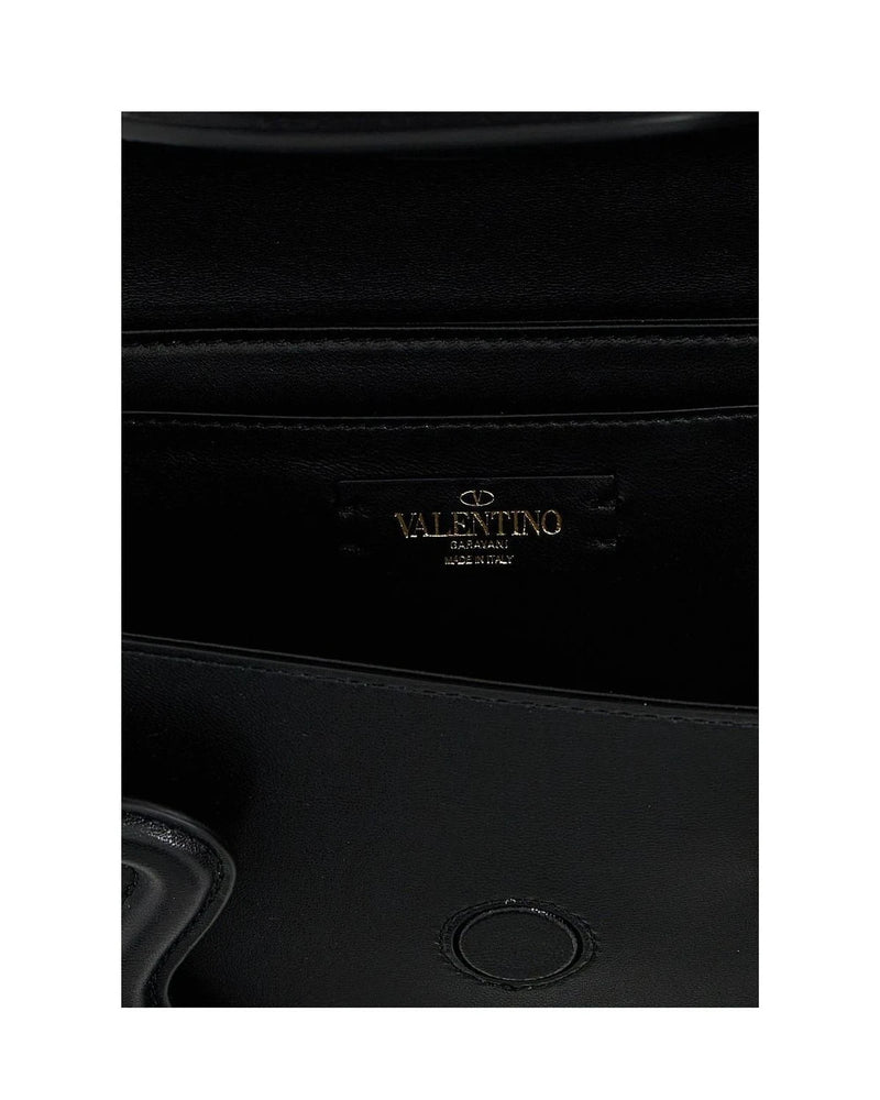 Valentino Garavani Shoulder Bag in black, Leather — view 4