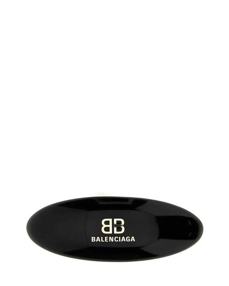 Balenciaga Hair Barrettes & Slides in black, Resin