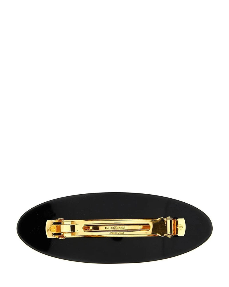Balenciaga Hair Barrettes & Slides in black, Resin — view 2
