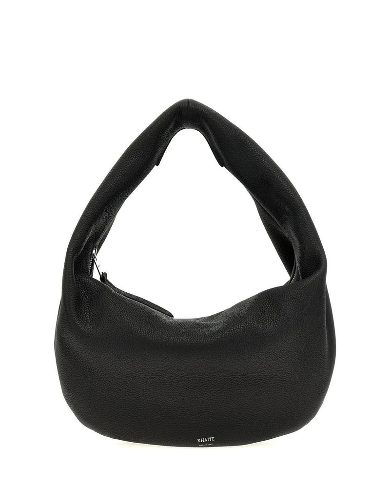 Khaite Hobo Bag in black, Calfskin Leather