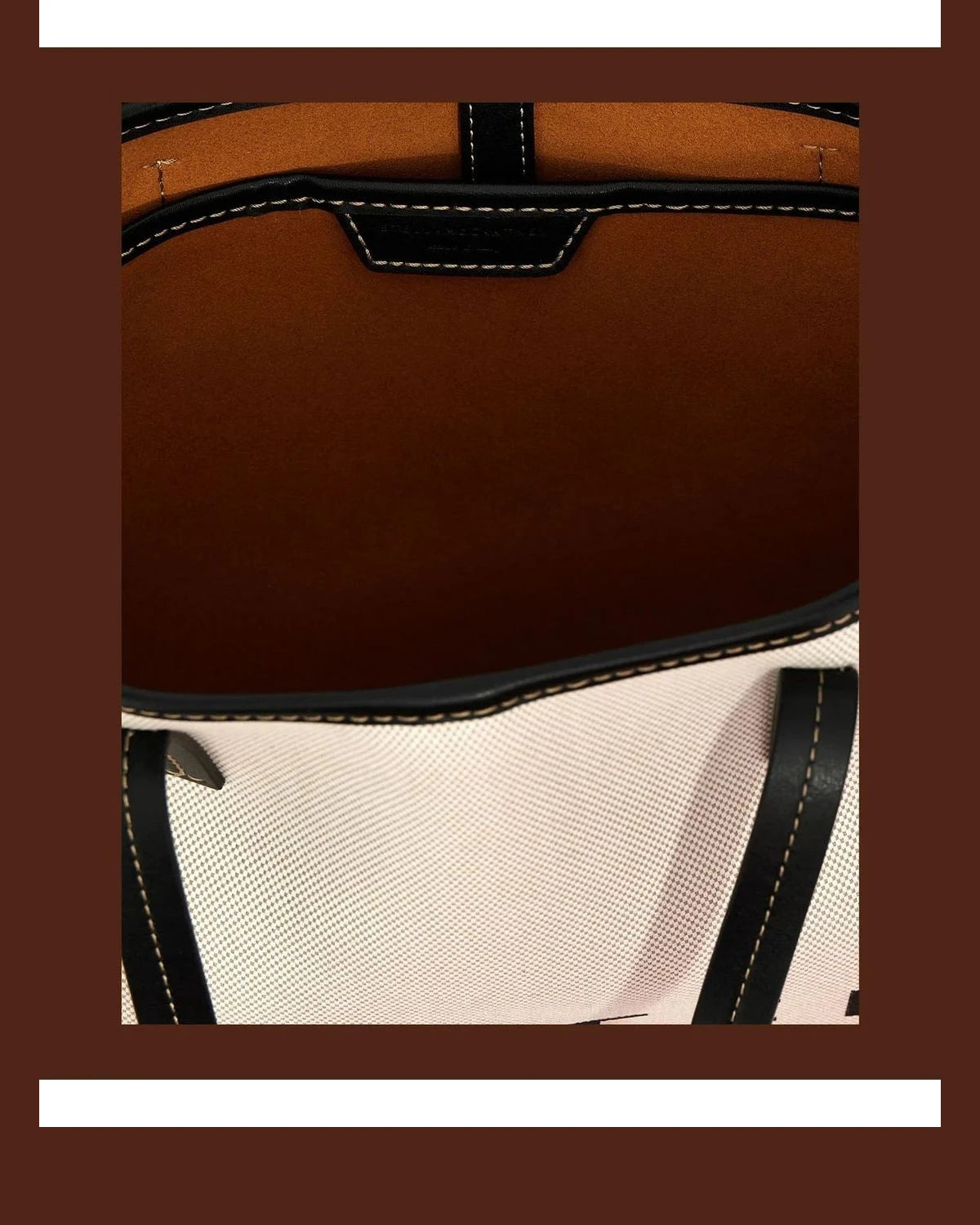 Stella McCartney Tote Bag in beige, Cotton — view 4