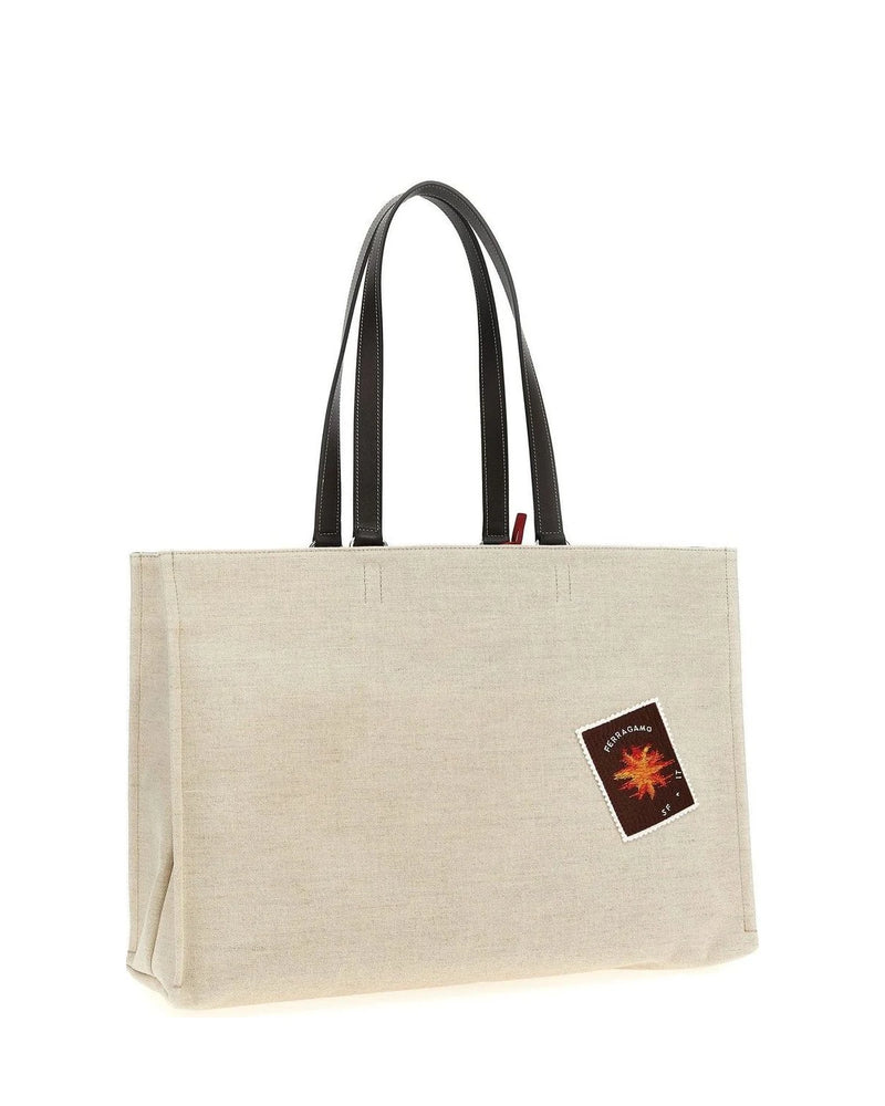 Ferragamo Tote Bag in beige — view 2