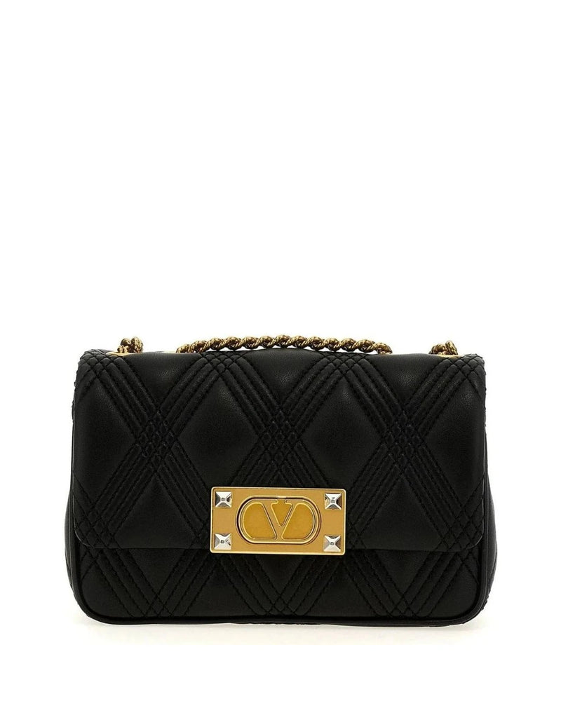 Valentino Garavani Shoulder Bag in black, Lamb Leather