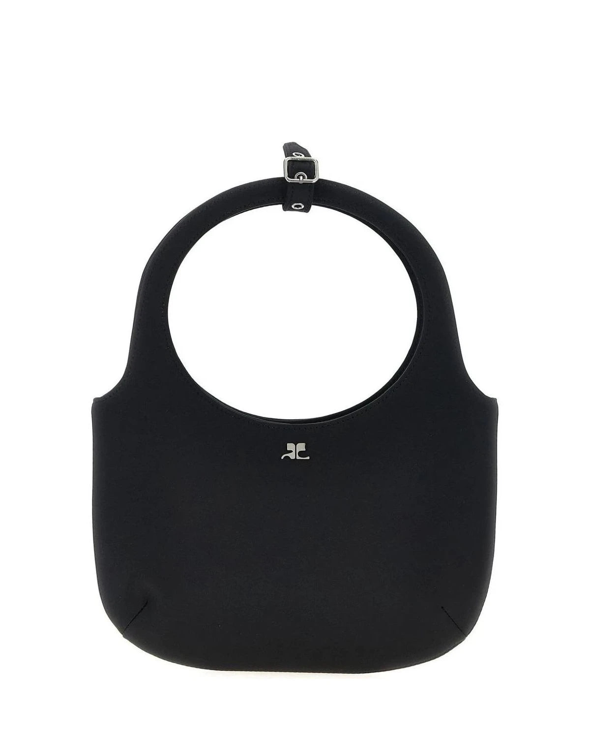 Courrèges Shopper Bag in black, Polyester