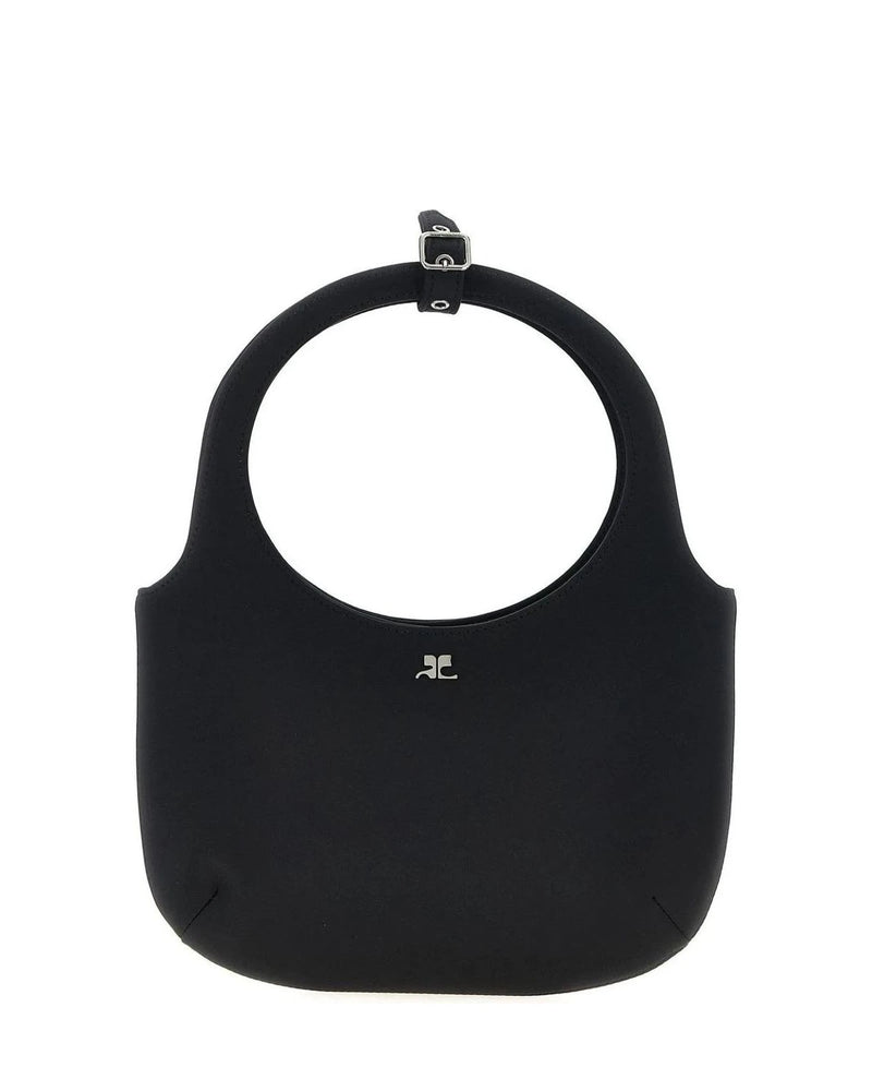 Courrèges Shopper Bag in black, Polyester