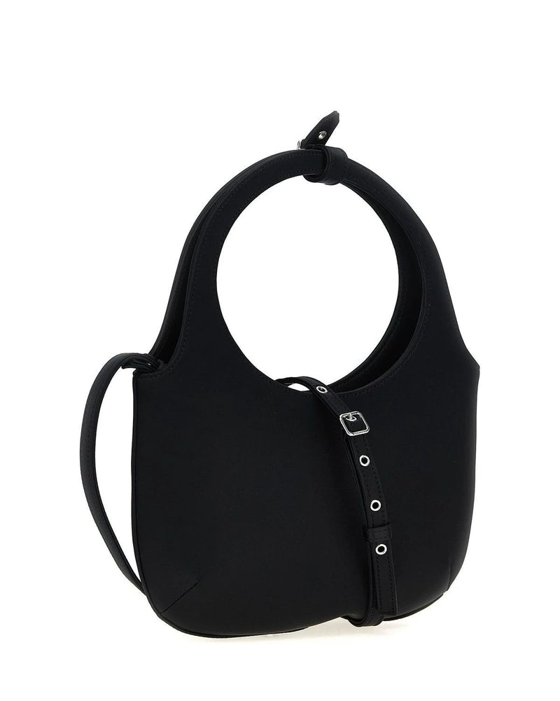 Courrèges Shopper Bag in black, Polyester — view 2