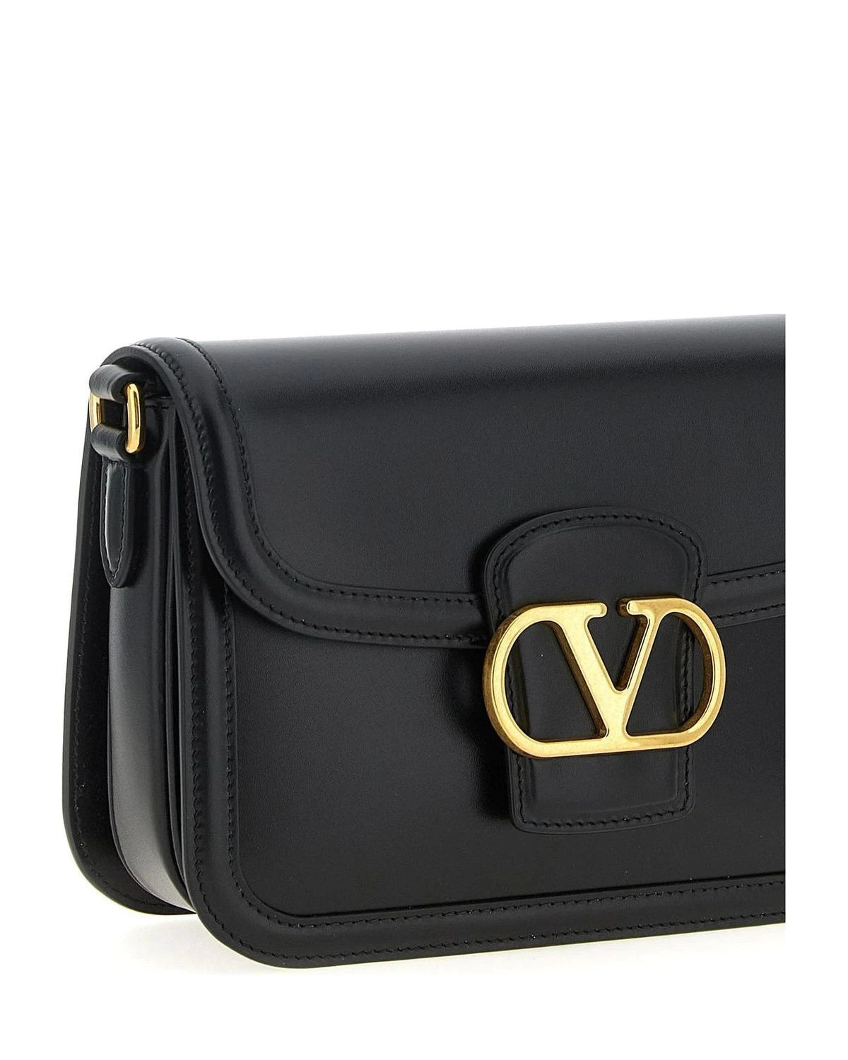 Valentino Garavani Cross Body Bag in black, Calfskin Leather — view 3