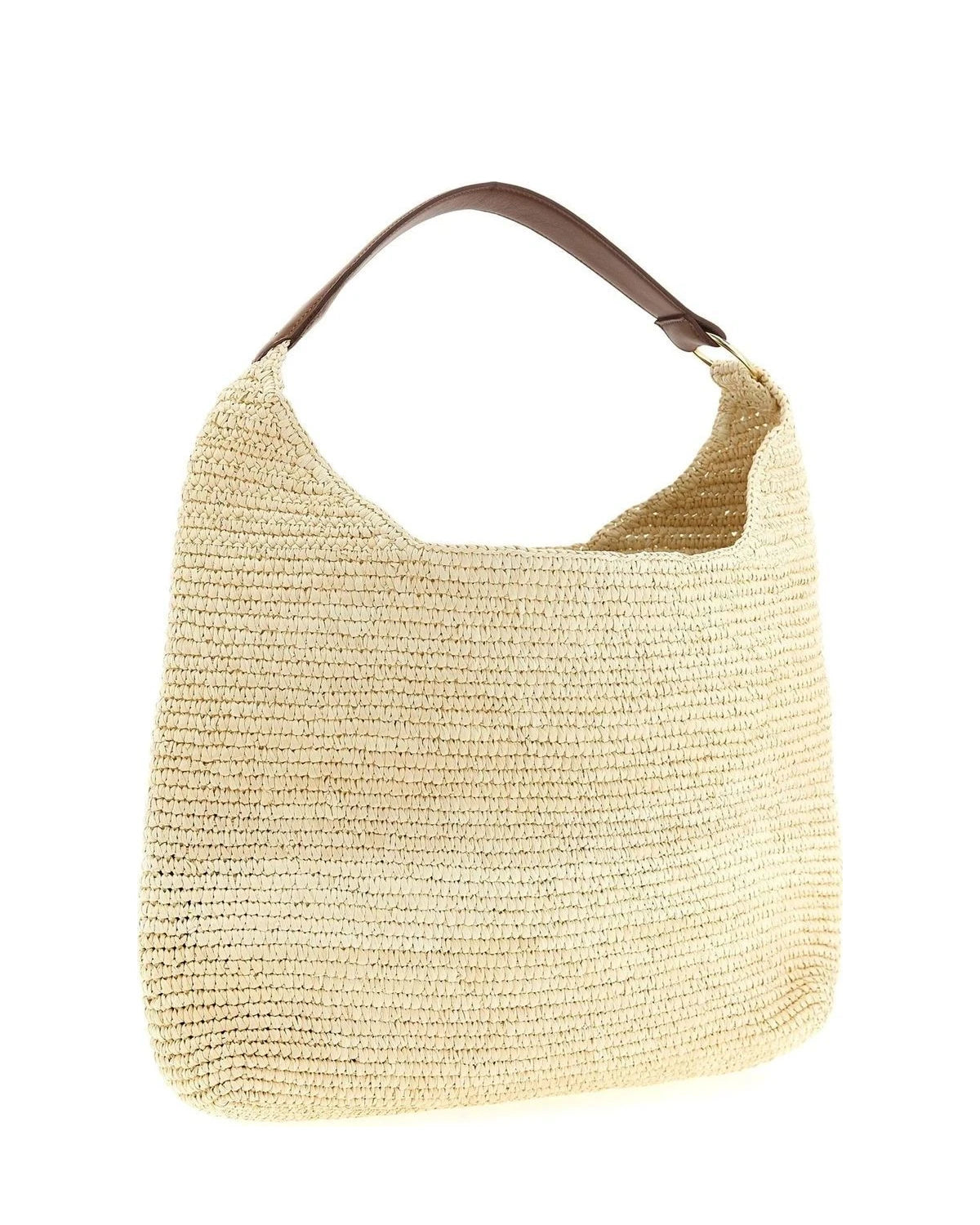 Maison Michel Shoulder Bag in brown, Raffia — view 2