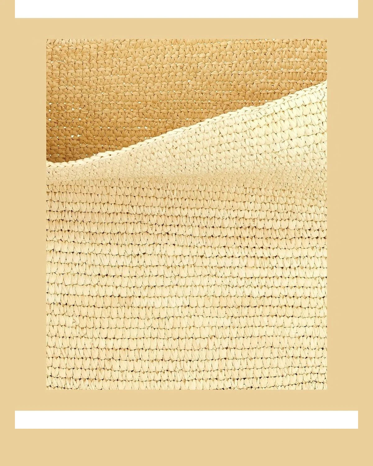 Maison Michel Shoulder Bag in beige, Raffia — view 4